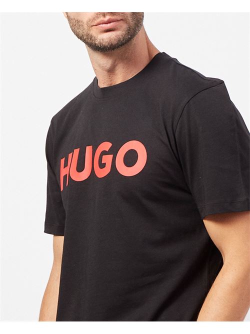 Hugo men's crew-neck t-shirt in cotton jersey HUGO | 50467556001